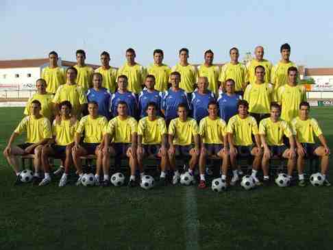 Plantilla sanroqueña durante la pretemporada