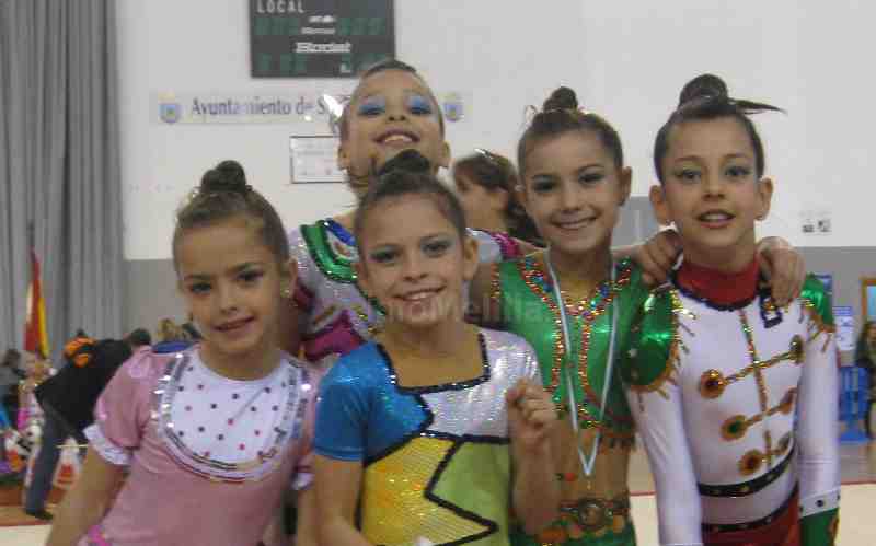 Algunas de nuestras gimnastas