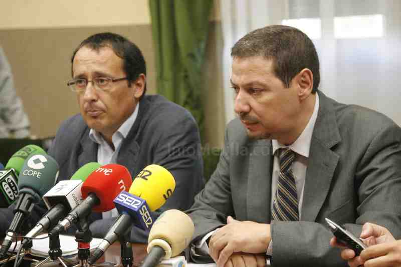 Dionisio Muñoz y Mustafa Aberchán, líderes de PSOE y CPM