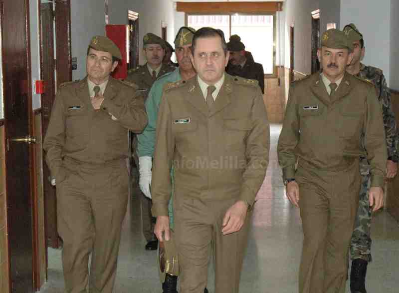 El Estado Mayor del Ejército se interesa por temas relacionados con la guarnición melillense