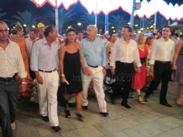 Comienza la Feria de Melila 2010 con el tradicional encendido del alumbrado