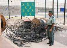 Detenidos 7 individuos por robo de cable de fibra óptica en el puerto de Melilla