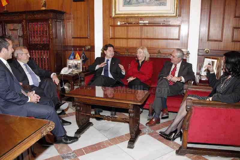 El alcalde de Toledo ofrece su apoyo a Melilla para ser ciudad Patrimonio de la Humanidad y ser incluida en la Red de Juderías de España
