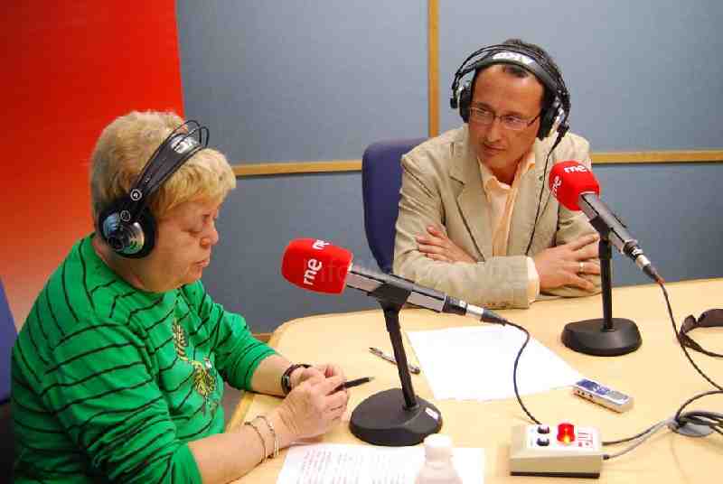 Muñoz durante su entrevista en RNE