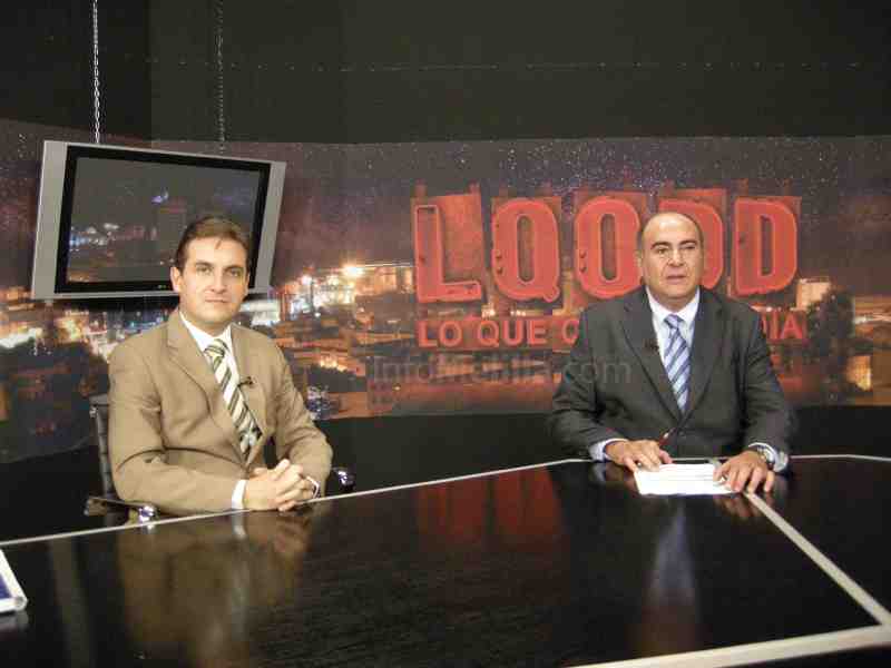Escobar durante la entrevista en Cablemel