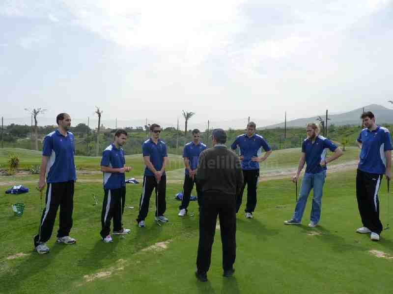 También estuvieron en el Campo de Golf