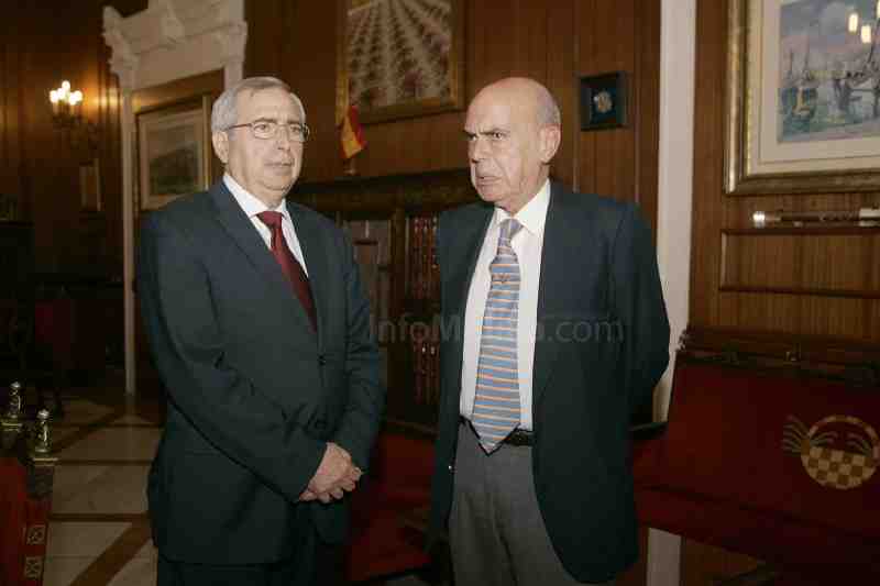 Méndez de Lugo junto a Imbroda en una visita anterior a Melilla