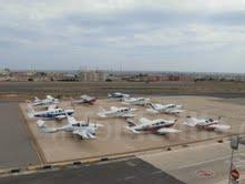 El Aeropuerto de Melilla da la bienvenida al aeroclub de Vélez-Málaga y acoge por primera vez la travesía Axarquia - Melilla
