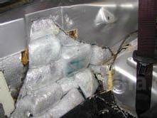 Intervienen en Melilla 729 kilos de hachís en una furgoneta que embarcaba a Almería