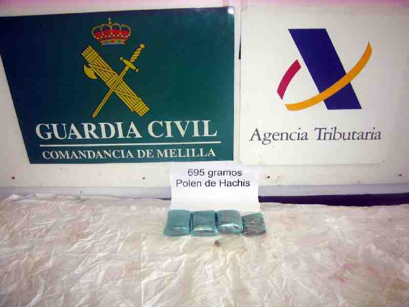 Detenidas en Melilla cuatro personas como autoras de delitos relacionados con el tráfico de drogas