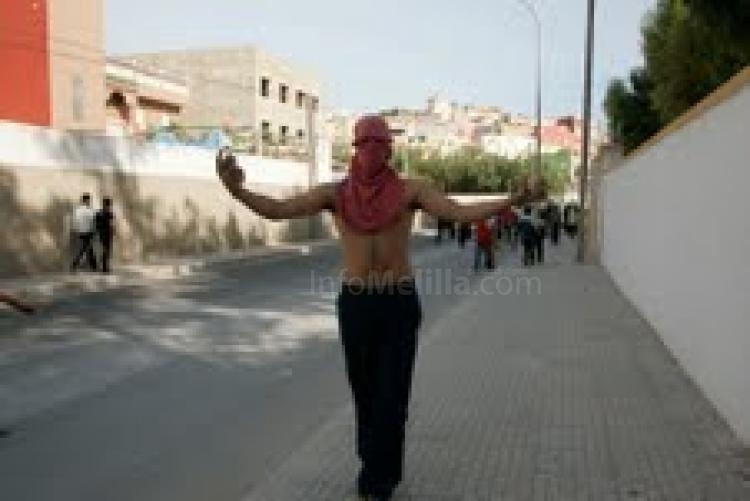 Las protestas vuelven al barrio de la Cañada de Hidum de Melilla