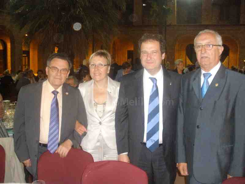 La Casa de Melilla en Barcelona, invitada por Jordi Hereu a la Fiesta Mayor del Nou Barris