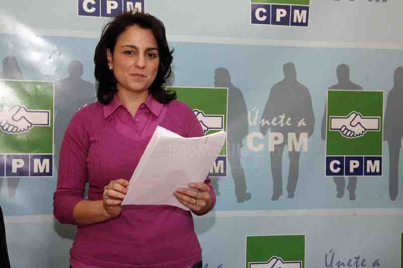 Dunia Almansouri, diputada de CPM