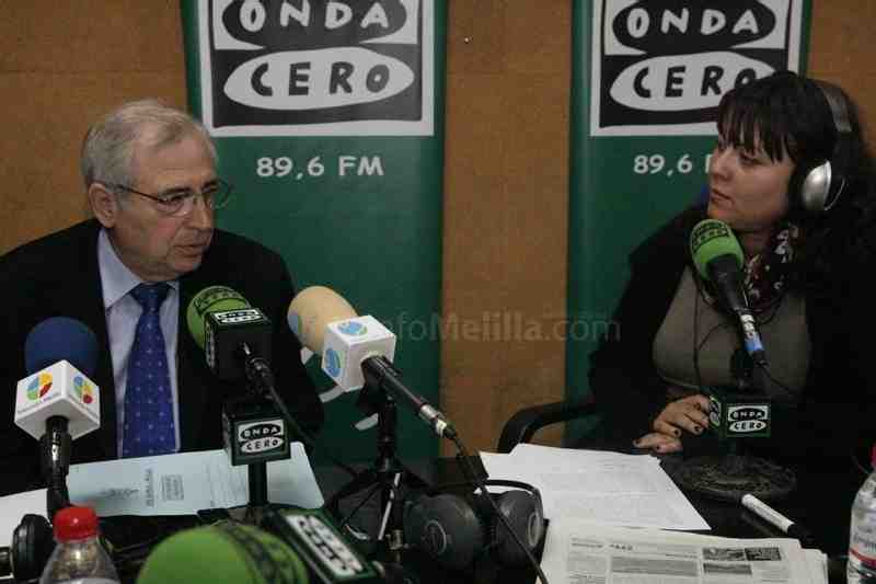 Juan José Imbroda durante la entrevista concedida a Onda Cero