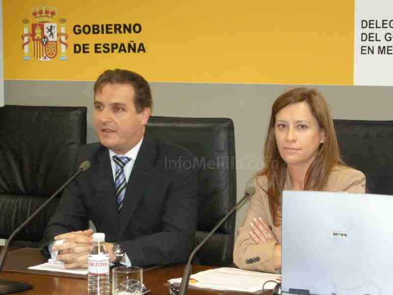 Gregorio Escobar junto a la directora general de Planificación y Relaciones Externas del ICO, Olga G