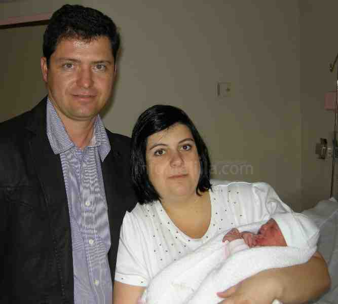 Adriana G.R, primera y preciosa melillense del nuevo año