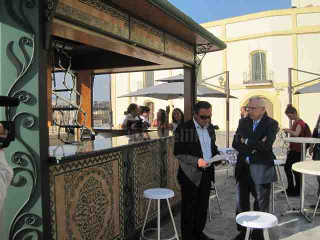 Melilla continúa con el desarrollo turístico de El Pueblo con la instalación de dos terrazas que supondrán un reclamo gastronómico