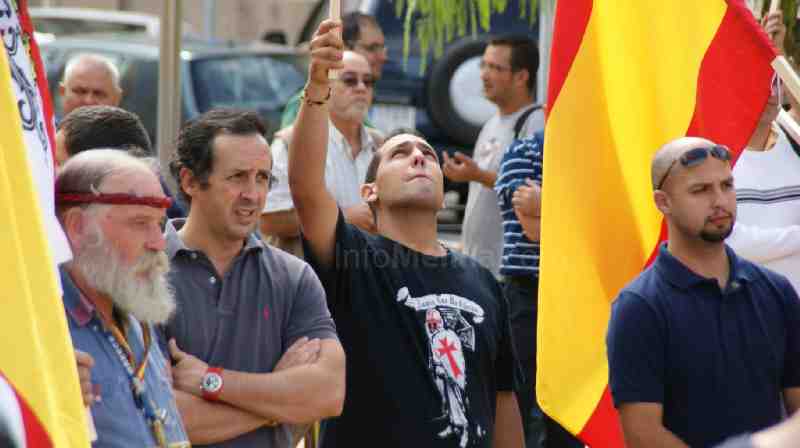 La Falange Española elige Melilla para conmemorar la Fiesta Nacional tras los últimos incidentes con Marruecos