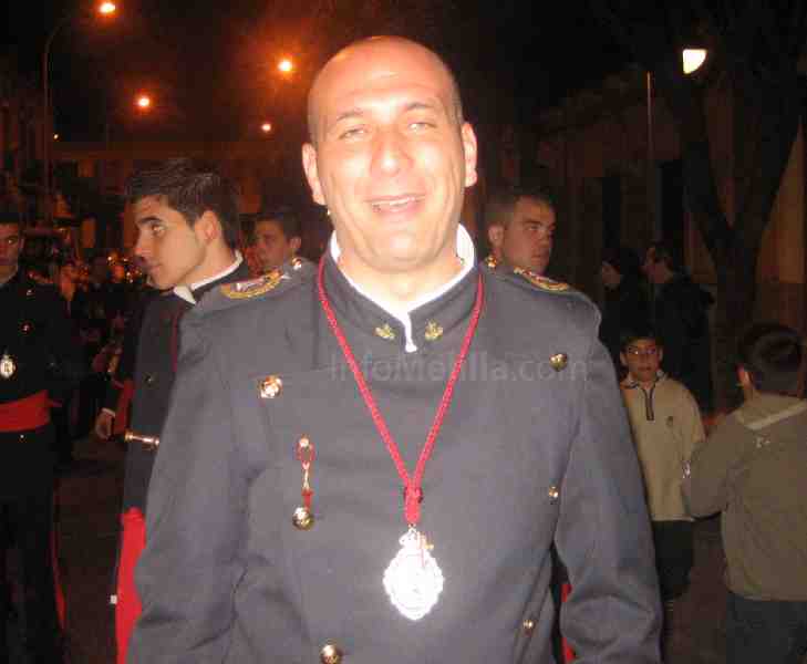 María del Mayor Dolor llora a su Hijo Flagelado perfumando de amor la noche melillense