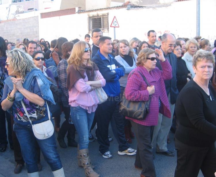 Jesús lavó los pies a sus apóstoles, Melilla llora al Cautivo en Jueves Santo