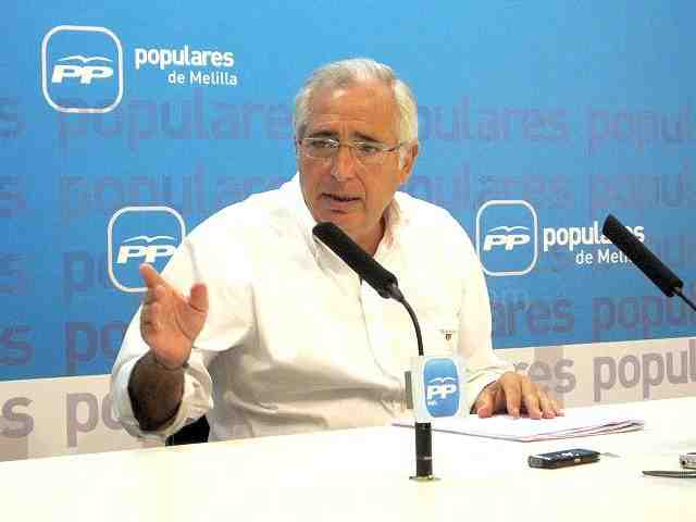 Juan José Imbroda, presidente del PP y del Gobierno de Melilla