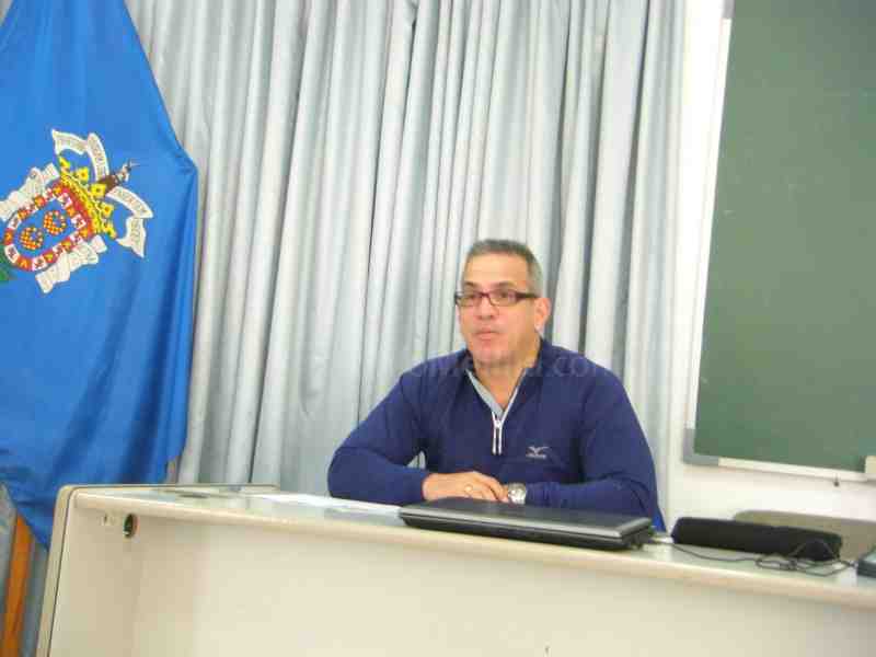Ciro Ibáñez en plena charla