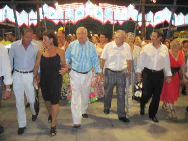 Comienza la Feria de Melila 2010 con el tradicional encendido del alumbrado