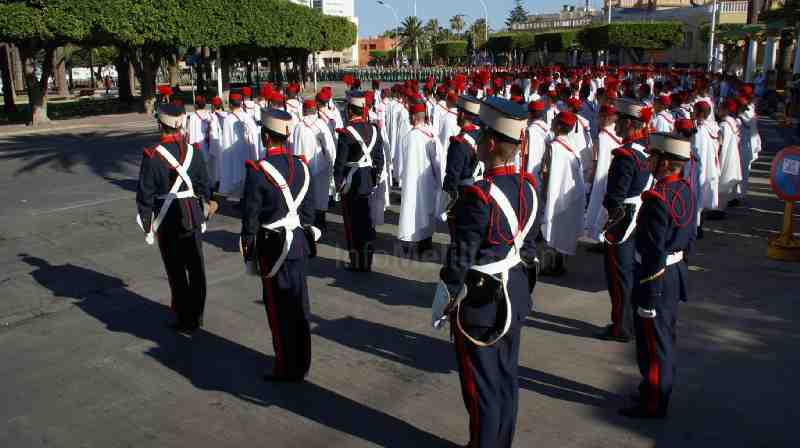 Caballos, carros de combate y 2.500 soldados participan en el desfile de las Fuerzas Armadas en Melilla