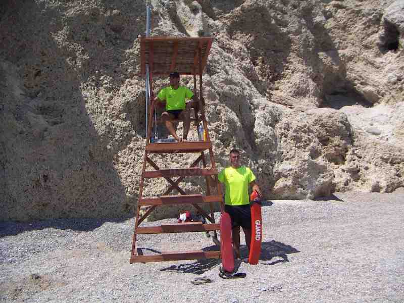Seguridad Ciudadana dota de socorristas a la nueva playa de Horcas Coloradas