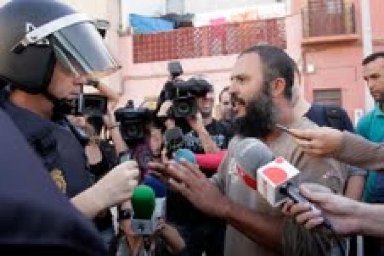 Las protestas vuelven al barrio de la Cañada de Hidum de Melilla