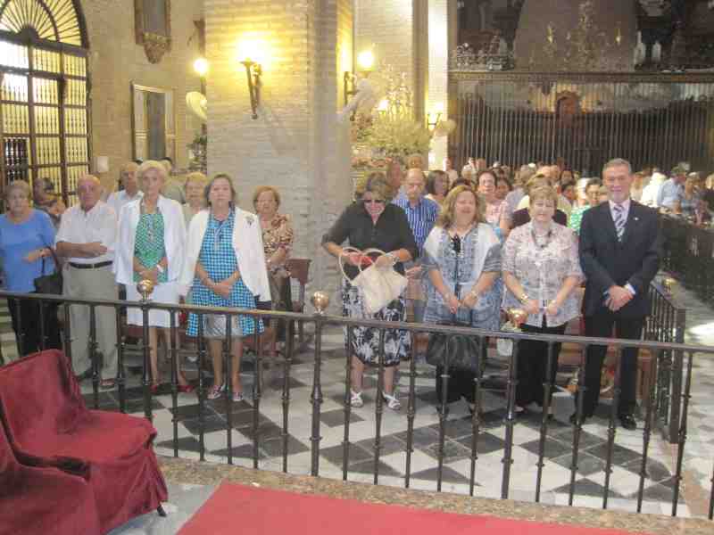 La Casa de Melilla en Sevilla rinde homenaje a la Patrona en la 'Catedral Trianera'