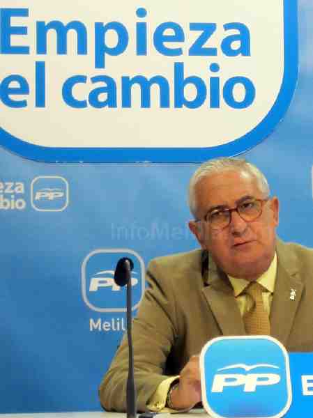 Antonio Gutiérrez, candidato del PP al Congreso de los Diputados por Melilla