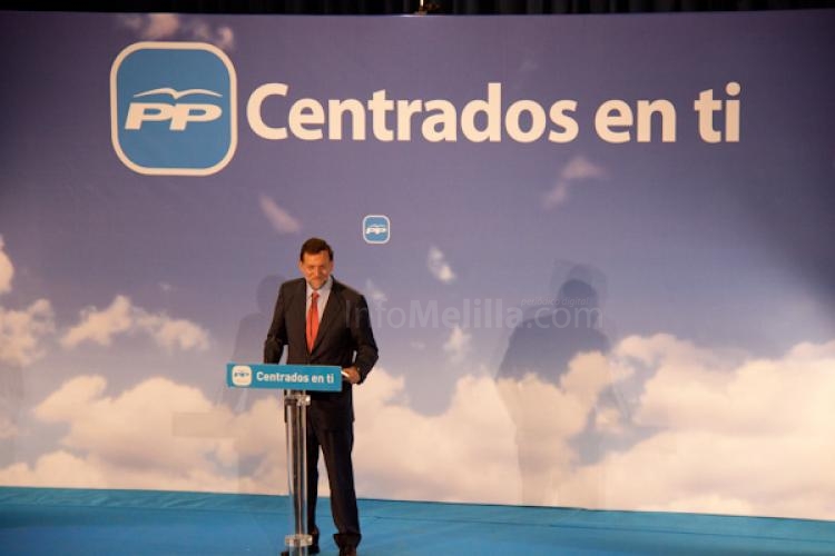 Rajoy resalta que el PP melillense es un “gran partido” de centro que “quiere integrar y no hace distingos”