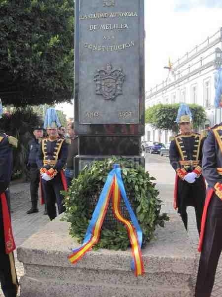 La Plaza de España acogerá de nuevo mañana el acto en homenaje a la Constitución Española en su 33º aniversario