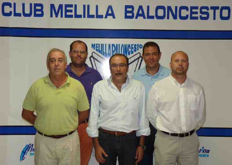 Componentes de la Directiva de Melilla Baloncesto