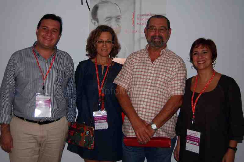 DE izda. a dcha.: Julio Bassets, Gloria Rojas, Gonzalo Hernández y Rosa López Ochoa