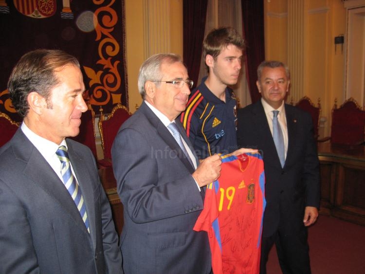 Recepción oficial a la Selección Española Sub-21