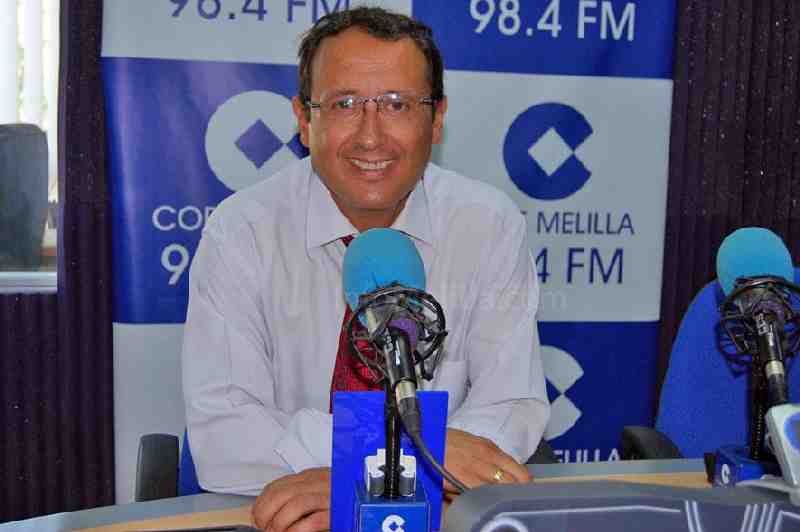 Dionisio Muñoz, durante la entrevista radiofónica