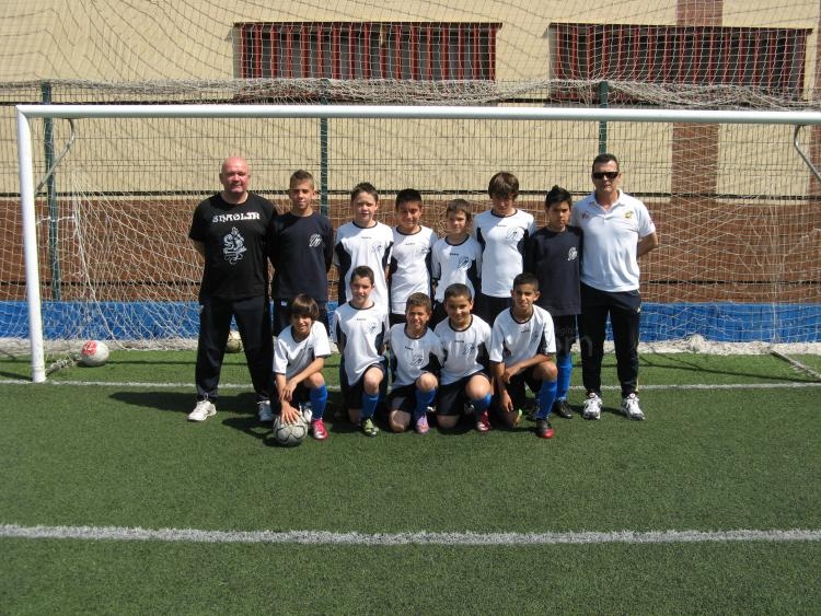 El combinado melillense alevín