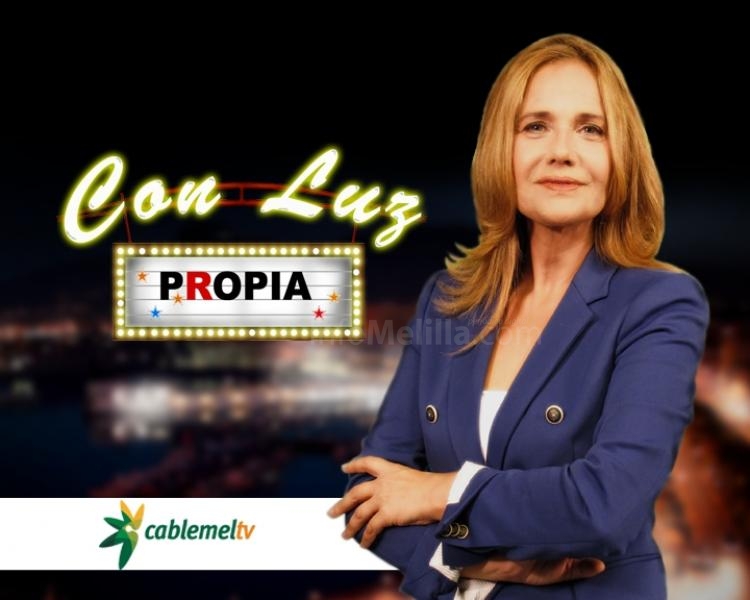 La presentadora del magazín 'Con luz Propia', Llanos Jiménez