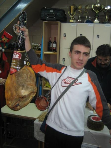 En estas fechas, el jamón es siempre un preciado trofeo