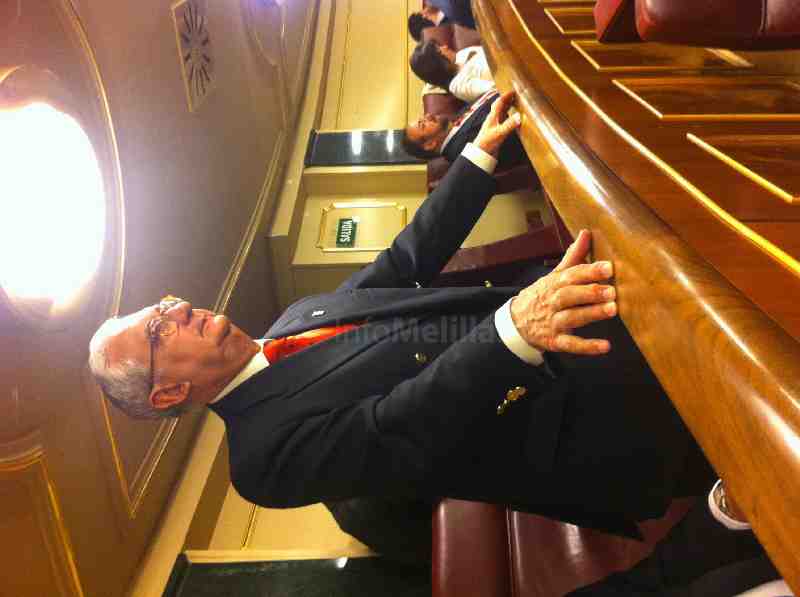 Gutiérrez, Imbroda y Dueñas adquieren su condición plena de parlamentarios en el acto de constitución de las Cortes