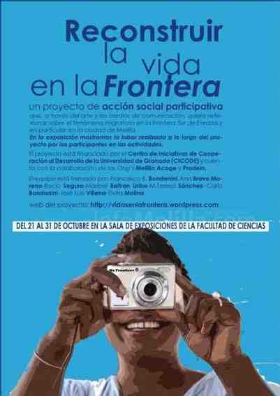 Cartel de la exposición 'Reconstruir la vida en la frontera'