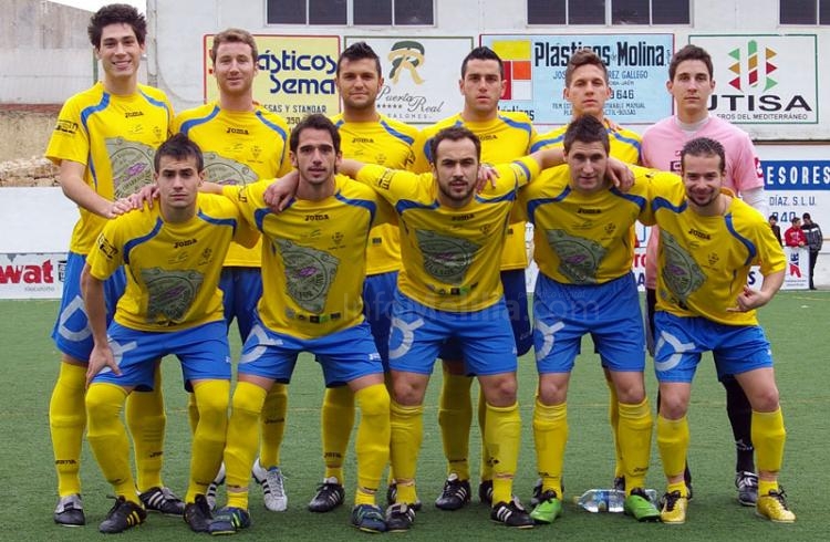 Una de las formaciones del conjunto granadino del Huetor Tajar