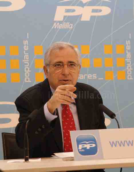 El presidente del PP local, Juan José Imbroda