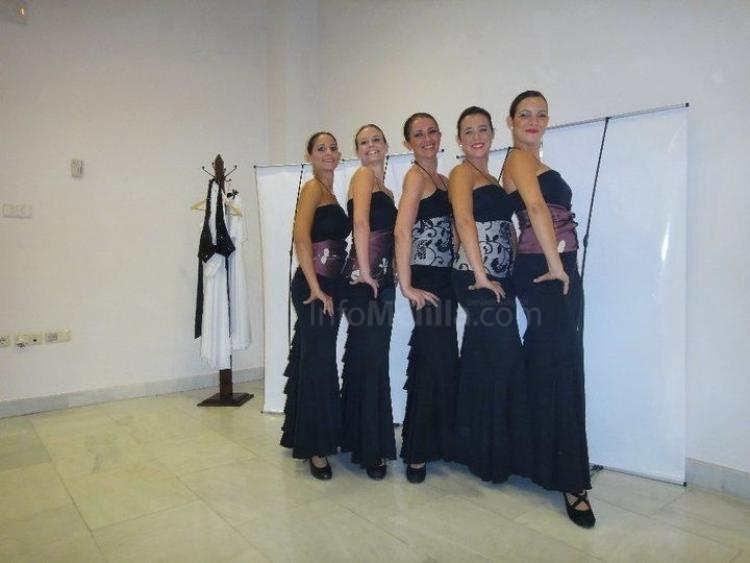 Las cinco integrantes del Ballet que actuará durante la citada Gala deportiva