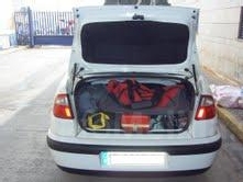 Localizado un inmigrante en el interior de un bolso de deportes cuando pretencía pasar la frontera marroquí