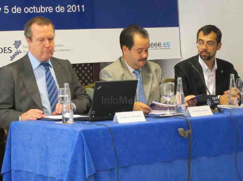 De izda. a dcha.: Carlos Echeverría, Vicente Garrido y Enrique San Martín