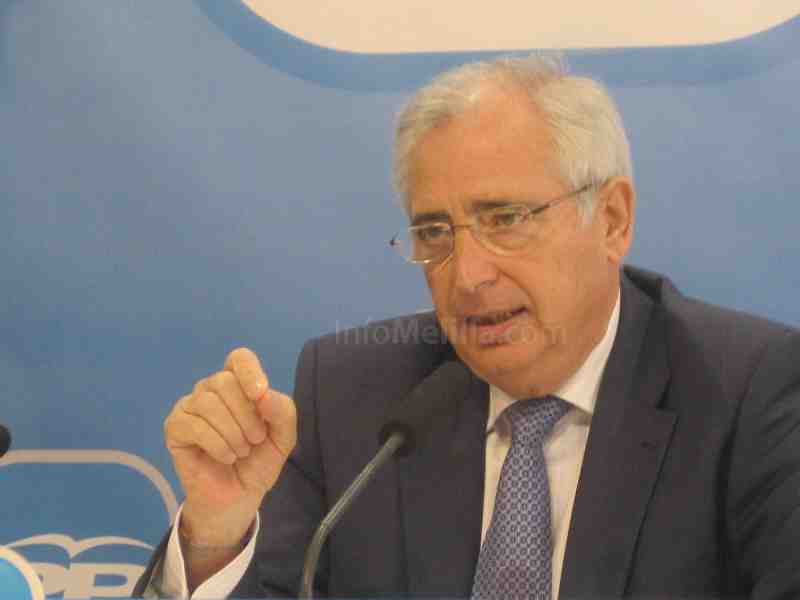 El presidente del PP local, Juan José Imbroda