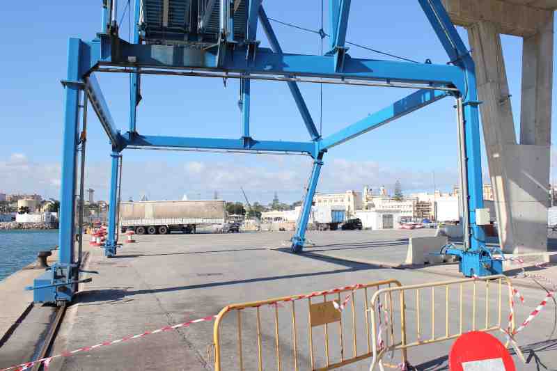 La Autoridad Portuaria confirma la total operatividad del muelle Ribera, tras su reparación